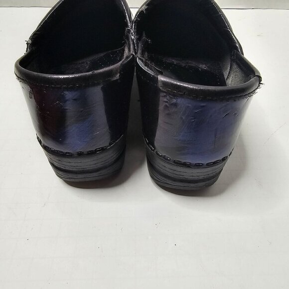 Dansko Professional Metallic Blue Clog Slip On Nurse Shoes size 7 - Picture 9 of 14